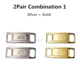Sneaker Laces Buckle Combination AF1 Diamond Shoe Charms Quality Metal Shoelaces Decorations Air Force 1 Shoes Accessories