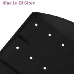 XXFD Plastic Earring Display Stand Earring Shelf Jewelry Hanging Storage Rectangle Jewelry Display Holder with 48 Holes