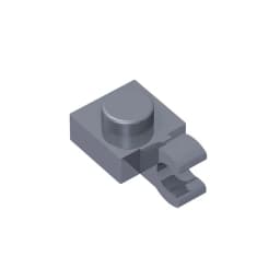 Gobricks GDS-813 PLATE 1X1 W/HOLDER VERTICAL compatible with lego 6019 61252 children's toys Assembles Building Blocks Technical