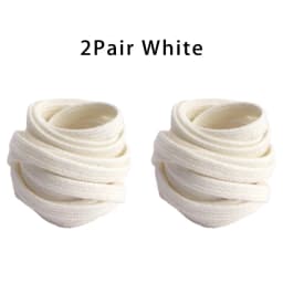 Classic Flat Shoelaces Quality Cotton Shoe Laces Durable Solid Shoelaces for Sneakers Canvas Shoes 100/120/140/160CM 1Pair/2Pair