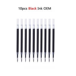 M&G K6701 Gel Pen Side Pressure Switch Double Bead Bullet Head 0.5mm Black Low Center of Gravity Speed Drying Writing Stationery