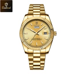 BINBOND Luxury Sport Wrist Watch For Man Waterproof Luminous Date Men Watch Quartz Stainless Steel Men's Watches Male Reloj
