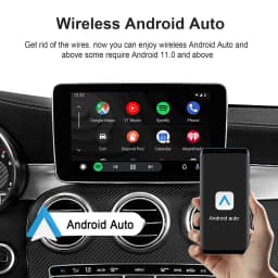 Android 13 Ai Box Wired to Wireless Carplay Android Auto Adapter WiFi For Youtube Nexflit Cars Smart Ai Box Bulit in Play Stroe