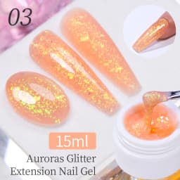AWStorG Hema Free Poly Nail Gel 30ML Acrylic Gel Finger Extension Transparent Nail Art Extension Quick Building Soak Off UV