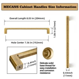 Antique Brass Cabinet Handles Retro Drawer Pulls Vintage Kitchen Hardware Pearl Gray Knobs Dresser Bar Pulls Casual Luxury