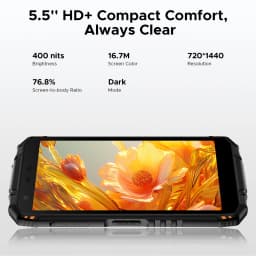 DOOGEE Fire 3 Ultra Rugged Phone 5.5" HD+ Display 24GB RAM+256GB ROM 8350mAh Battery UNISOC T7200 NFC Android15 Smartphone