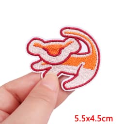 Animal Cat Possum Fox Patch Cartoon Embroidery Patch Iron On Patches For Clothing Thermoadhesive Patches On Clothes Sewing Badge