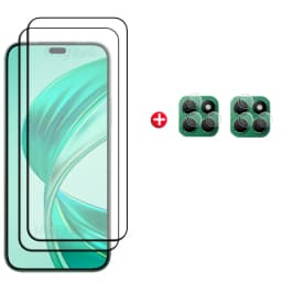 6-in-1 Full Cover Glass For Huawei Honor X8b Honor X8b Tempered Glass Full Glue 9H Screen Protector Honor X8b Lens Glass