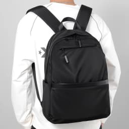 Men's casual business backpack, large capacity computer bag, waterproof fabric, suitable for daily commuting, school, travel