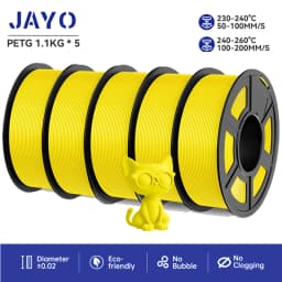 JAYO PETG 3D Printer Filament PETG Jayo Filament No Bubbles No Drawing Smooth Multiple Colors 3D Printer Accessories 1.1kg/Roll