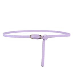 Simple Thin Belts for Women Summer Dress Belt Lightweight 110cm Long Solid Color PU Band Belts