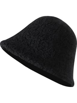 ZIQIAO Wool Solid Color Temperament Plain Warm Fisherman Hat Female 2025 Winter New Style Face Small Basin Hat Ins All-match