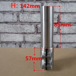 CNC Bicycle Accessories Titanium MTB Road Bike Fork Stem Rise 102mm Handlebar Raise Adapter Cycling Fork Head Tube Heightene