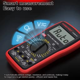 HABOTEST HT9205A-PRO True RMS Digital Multimeter 2000 Counts AC/DC Voltage Current Resistance Capacitance Electrician Tester