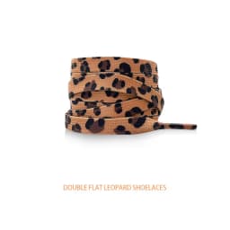 Classic Flat Shoelaces for Sneakers Print Animal Leopard Zebra Snake Shoe Laces Creative Unisex Casual Canvas Shoelace 1 Pair