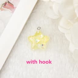 18Pcs 23*23mm Star Charms Resin Cabochons Flatback Colorful Candy For DIY Jewelry Making Hair Accessories