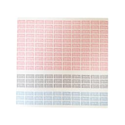 200pcs new 26/27/28 year Red Blue Black rectangular fragile label 16X8mm product seal warranty Tear invalid sticker