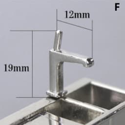 NEW 1/6 Scale Miniature Kitchen Sink Lavatory Wash Basin Faucet for Blyth Barbies Dollhouse Furniture Toys Accessories