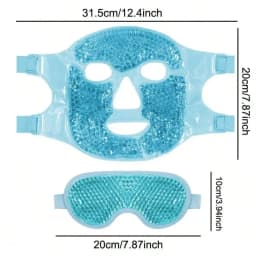 Gel Cooling Ice Face Eye Mask Facial Mask Hot Cold Compress Pack Gel Beads Cold Face Eye Mask Ice Pack,Compress Sleeping FaceSPA