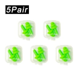 Soft Silicone Earplugs Waterproof Swimming Ear Plugs Reusable Noise Reduction Sleeping Ear Plugs Hearing Protector With Box
