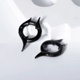 Vankula 2PCS Vintage Galactic  Ear Weights Hangers Stainless Steel Tunnels Gauges for Stretched Lobe Piercing Body Jewelry