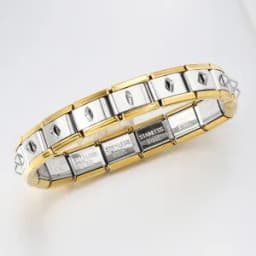 2025 Fashion Functional Elastic Bracelet Modular Bulk Italian Charms Links Fit Bracelet Stainless Steel Jewelry Wholesale
