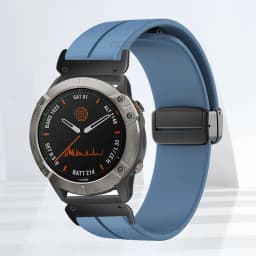 Magnetic Silicone Strap for Garmin watch Fenix 6 6x 7 7x pro 5 5x Plus 3 3HR Quick Fit No Gaps Sports 22mm 26MM Band for Enduro