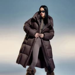 BOSIDENG Winter 90% Duck Down Jacket for Women X-long outwear detachable hat Windproof water-resistant mite resistant