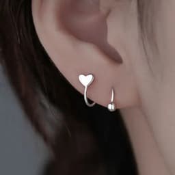 1pcs New Style Stainless Steel Ear Piercing Cz Stud Earrings Snake Moon Round Ball Arc Cartilage Helix Conch Screw Back Earring