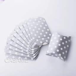 10pcs Kraft Paper Pillow Candy Box Christmas Gift Packaging Boxes Candy Bags Wedding Baby Shower Birthday Party Decoration