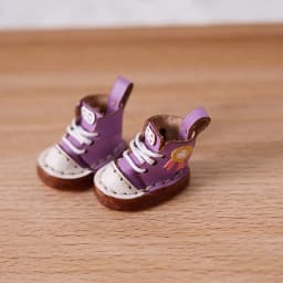 Round Toe OB11 Doll Shoes High Top Cowhide Leather Ankle Boots Lace Up Boots For YMY, Obitsu11,Body9, Gsc, Ddf, 1/12bjd Doll