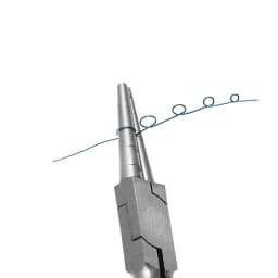 Precision Round /Square Nose Pliers (2~8mm Loops) Wire Looping Pliers for Beading Jewelry Making and Wire Forming