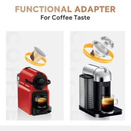 For Vertuo Pop Vertuoline Next Reusable Coffee Capsule Adapter Nespresso Converts to Vertuoline Pods Accessories iCafilas