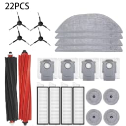 Roborock S8 MaxV Ultra Robot Vacuum Spare Parts Main Side Brushes Mop Cloths HEPA Filters Dust Bags Accessories