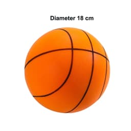 Silent Basketball High Density Soft PU Foam Squeezable Ball Indoor Mute Bouncing Basketball Quiet No Noise Children Sports Toys