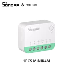 1-20PCS SONOFF MINIR4M Matter Wifi Smart Switch Mini Home Automation Module Local Connection for Alexa Google Home SmartThings