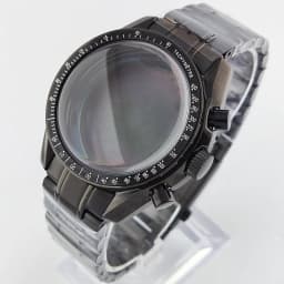 40MM Watch Case Set VK63 Movement Case Sapphire Glass Waterproof Case Luxury Men's Watch Case Fits 32.5mm Dial Case