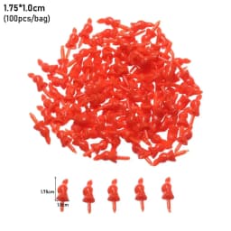 100Pcs Plastic Snowman Doll Red Nose DIY Stuffed Plush Animals Puppet Doll Noses Santa Claus Plush Toys Accessories