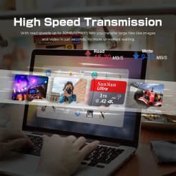 High Speed Micro SD Card U3 V30 A2 Memory Card 128G 256G for Digital Camera 4K Video Storage Compatible with Canon Nikon Samsung