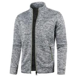 Spring Men's Turn-down Collar Sweatshirt Zipper Stand Collar Pullovers Man Sweatshirts Man Zippers Sweater Coats