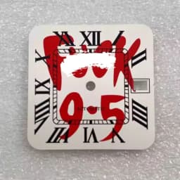 27mm S Logo NH35 Dial Square Roman Santo S Dial for NH35 Automatic Movement Black Blue Hands NH35 FCK 9-5 Dial Watch Accessories