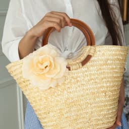 Wooden Round Arm-in-arm Handle Eco-friendly Bag Accessory Handle Unique Design Handcrafted Fashion DIY Braided bag Accessories