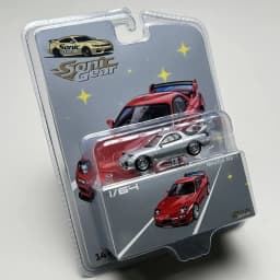 [In Stock] Sonic Gear 1/64 Mazda RX7 AE86 Golf GTI Honda JAZZ alloy car model, ideal for holiday gifts and collection pieces.