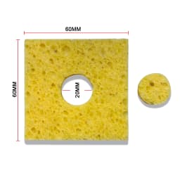 10pcs iron head cleaning sponge, high temperature resistant and thickened sponge, special for soldering iron holder.