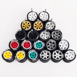 10 Sets 1/64 Alloy Car Wheels Pack Tires Diameter 9.8mm/11mm/12mm/13mm/14mm for Hot Wheel/Matchbox/Domeka/Tomy 1:64 Car Model