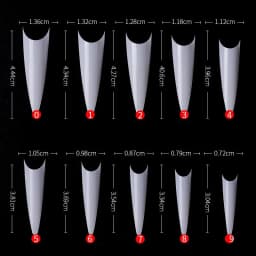 600pcs/bag Transparent Nature Press On Nails Tips Stiletto Fake Nail Acrylic Full Cover Artificial Nail Manicure Extension Tools