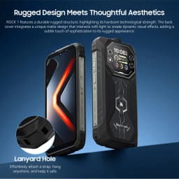 Blackview ROCK 1 Rugged Phone 8GB+256GB 6.56'' Android 16 Helio G81 15000mAh 55W Charge NFC 4G Smartphone