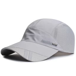 Summer Thin Men's Breathable Baseball Cap Sweat-Absorbing Net Hat Outdoor Sunscreen Adjustable Fishing Cap
