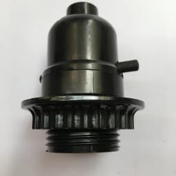 UL Bakelite Lamp Holder E26 Vintage Edison Spiral Bulb Base Zipper and Knob Switch Vintage Chandelier and Table Lamp Holder