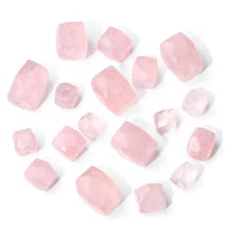 Natural Raw Mineral Stone Beads Square Shape Bead Citrine Quartz Reiki Healing Beads For Jewelry Making DIY Necklace Bracelet